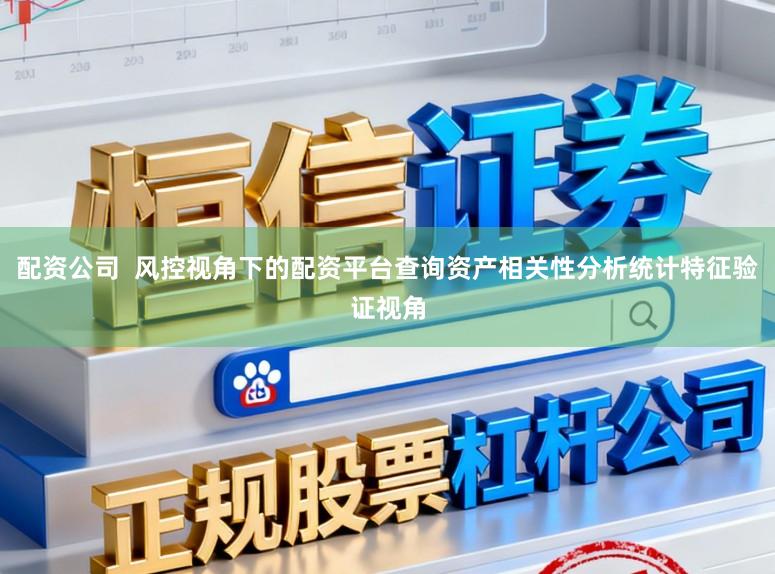 配资公司  风控视角下的配资平台查询资产相关性分析统计特征验证视角