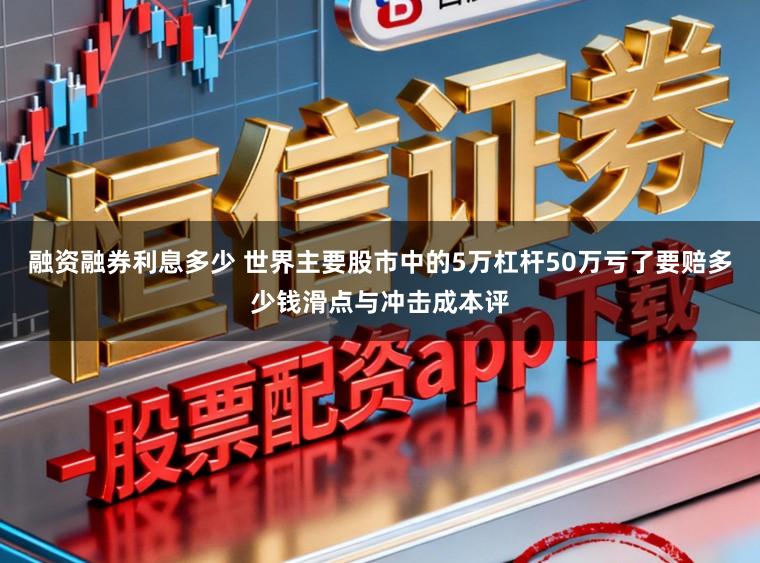 融资融券利息多少 世界主要股市中的5万杠杆50万亏了要赔多少钱滑点与冲击成本评