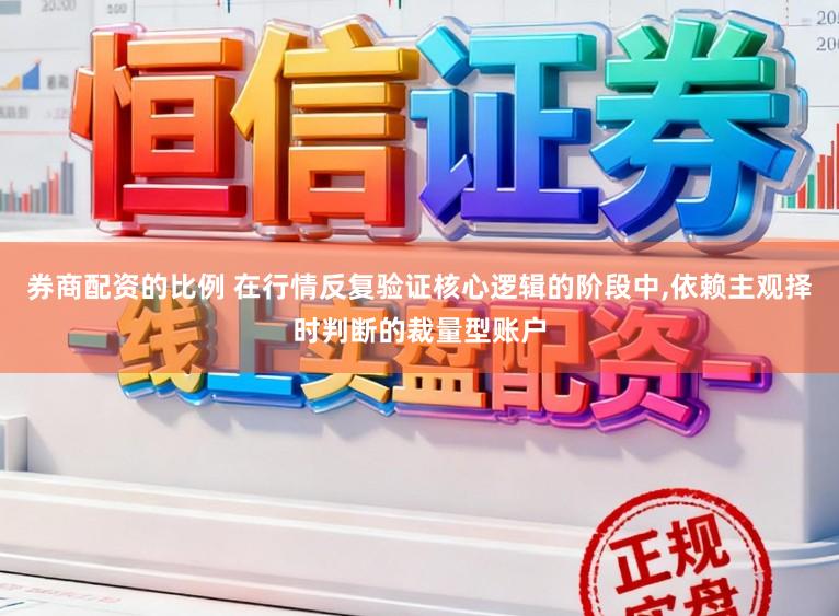 券商配资的比例 在行情反复验证核心逻辑的阶段中，依赖主观择时判断的裁量型账户